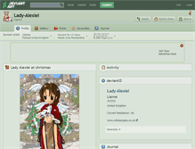 Tablet Screenshot of lady-alexiel.deviantart.com