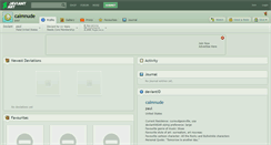 Desktop Screenshot of calmnude.deviantart.com