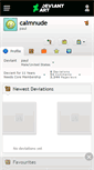 Mobile Screenshot of calmnude.deviantart.com