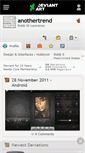 Mobile Screenshot of anothertrend.deviantart.com