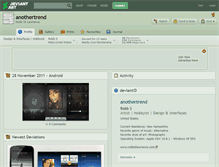 Tablet Screenshot of anothertrend.deviantart.com