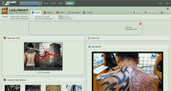 Desktop Screenshot of lucky-bastard.deviantart.com