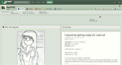 Desktop Screenshot of mya3930.deviantart.com