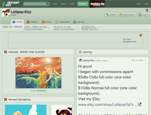 Tablet Screenshot of lollipop-kizz.deviantart.com