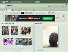 Tablet Screenshot of citynetter.deviantart.com
