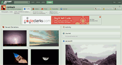 Desktop Screenshot of comback.deviantart.com