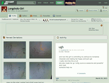 Tablet Screenshot of longshots-girl.deviantart.com