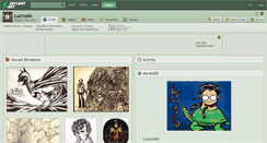 Desktop Screenshot of lucrusio.deviantart.com