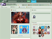 Tablet Screenshot of anime-love-club.deviantart.com