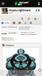Mobile Screenshot of muses-nightmare.deviantart.com