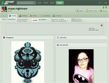 Tablet Screenshot of muses-nightmare.deviantart.com