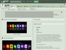 Tablet Screenshot of gorzki.deviantart.com