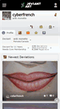 Mobile Screenshot of cyberfrench.deviantart.com