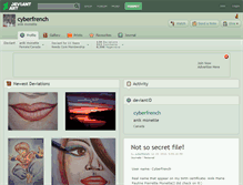 Tablet Screenshot of cyberfrench.deviantart.com