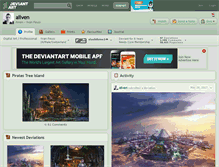 Tablet Screenshot of aiiven.deviantart.com