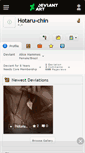 Mobile Screenshot of hotaru-chin.deviantart.com