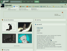 Tablet Screenshot of fallowtail.deviantart.com