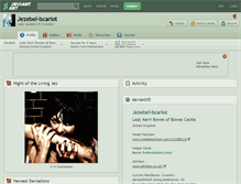 Tablet Screenshot of jezebel-iscariot.deviantart.com