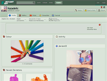Tablet Screenshot of kazadelic.deviantart.com