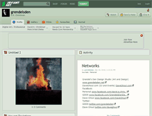 Tablet Screenshot of grendelsden.deviantart.com