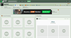 Desktop Screenshot of garygurl.deviantart.com