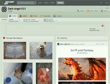 Tablet Screenshot of dark-angel-033.deviantart.com