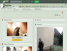 Tablet Screenshot of boarface.deviantart.com
