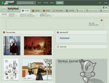 Tablet Screenshot of kellynoel.deviantart.com