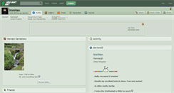 Desktop Screenshot of ironhan.deviantart.com