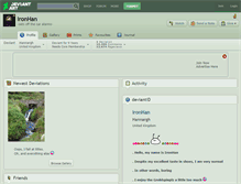 Tablet Screenshot of ironhan.deviantart.com