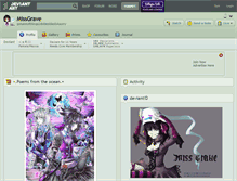 Tablet Screenshot of missgrave.deviantart.com