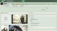 Desktop Screenshot of antharra.deviantart.com