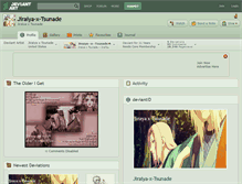 Tablet Screenshot of jiraiya-x-tsunade.deviantart.com