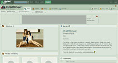 Desktop Screenshot of divideetconquer.deviantart.com