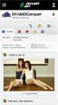 Mobile Screenshot of divideetconquer.deviantart.com