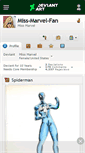 Mobile Screenshot of miss-marvel-fan.deviantart.com