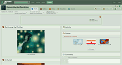 Desktop Screenshot of demonhunterdominion.deviantart.com