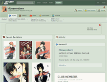 Tablet Screenshot of hitman-reborn.deviantart.com