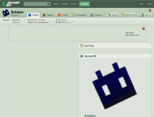 Tablet Screenshot of botdom.deviantart.com