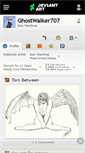 Mobile Screenshot of ghostwalker707.deviantart.com