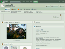 Tablet Screenshot of matcieou7th.deviantart.com