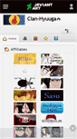 Mobile Screenshot of clan-hyuuga.deviantart.com