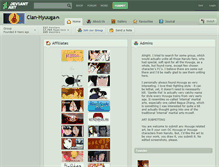 Tablet Screenshot of clan-hyuuga.deviantart.com