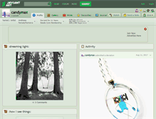 Tablet Screenshot of candymax.deviantart.com