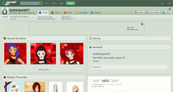 Desktop Screenshot of gothicsportsfc.deviantart.com