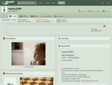 Tablet Screenshot of marko2989.deviantart.com