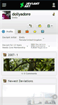 Mobile Screenshot of dollyadore.deviantart.com
