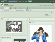 Tablet Screenshot of ishikai.deviantart.com