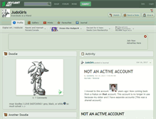 Tablet Screenshot of judogirls.deviantart.com
