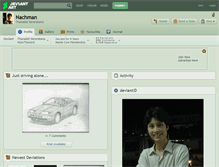 Tablet Screenshot of nachman.deviantart.com